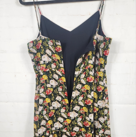 J. Crew Mercantile Preppy Feminine Spaghetti Strap Sweet Pea Floral Maxi Dress 4 - Picture 11 of 16